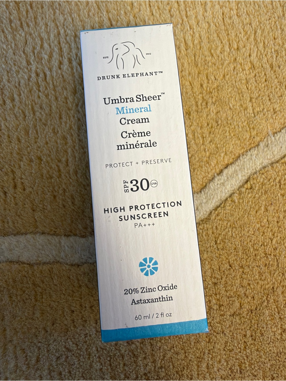 Drunk Elephant Umbra Sheer Mineral Cream SPF 30 new with box